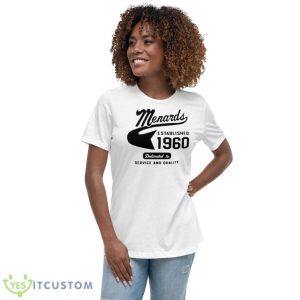 Menards Established 1960 shirt - Women's Relaxed Short Sleeve Jersey Tee