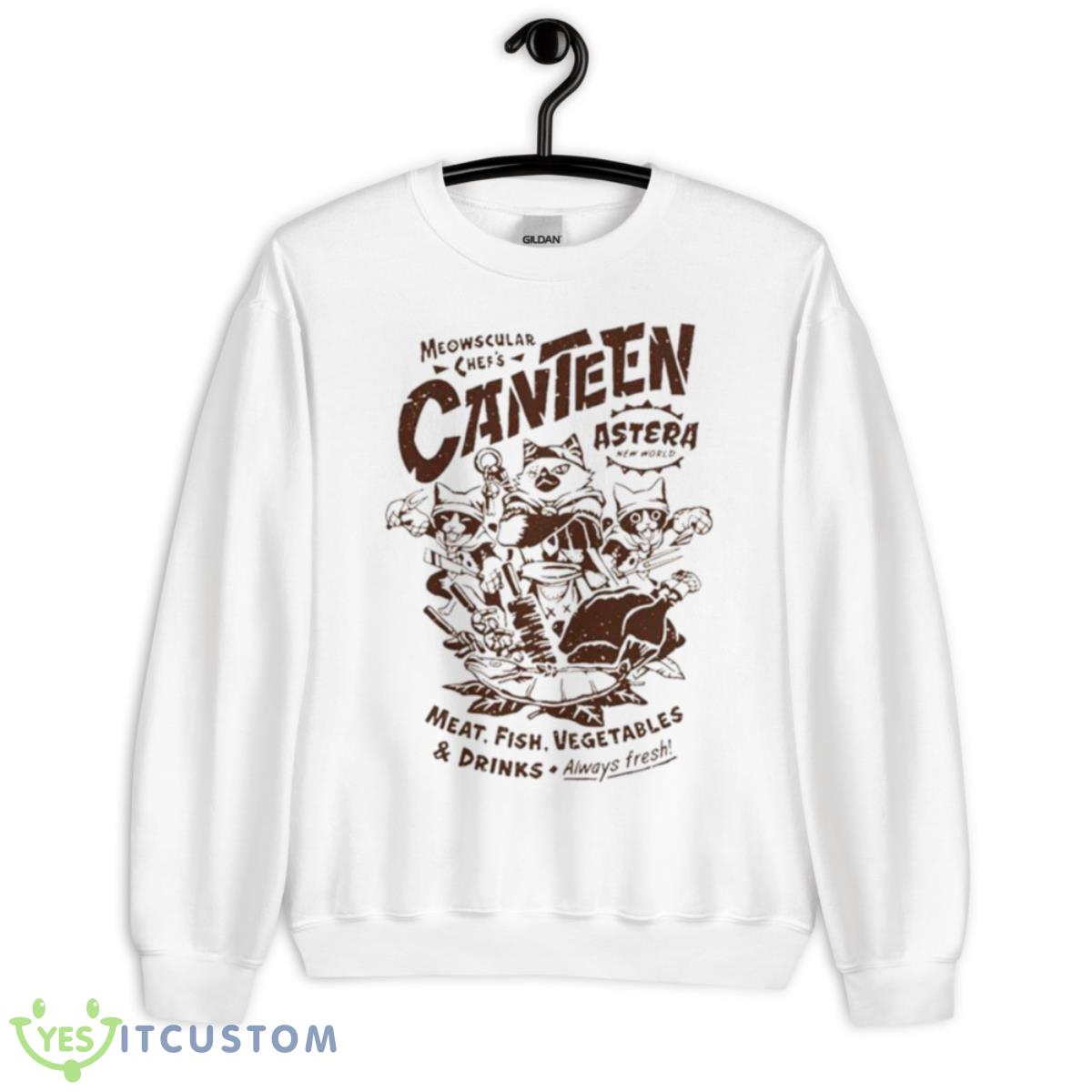 Meowscular Chef’s Canteen Shirt 11 Meowscular Chef’s Canteen Shirt - Unisex Heavy Blend Crewneck Sweatshirt
