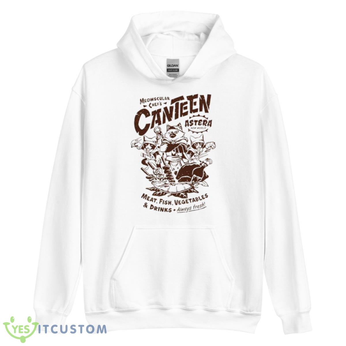 Meowscular Chef’s Canteen Shirt 3 Meowscular Chef’s Canteen Shirt - Unisex Heavy Blend Hooded Sweatshirt