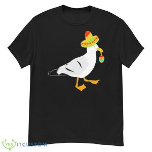 Mexican Seagull Sombrero Costume Maraca Funny Bird Shirt - G500 Men’s Classic T-Shirt