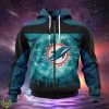 Miami Dolphins Custom Name & Number Halloween Hoodies Full Over Print Product Photo 1