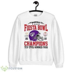 Michigan vs TCU College Fiesta Bowl Champion Football Shirt - Unisex Heavy Blend Crewneck Sweatshirt