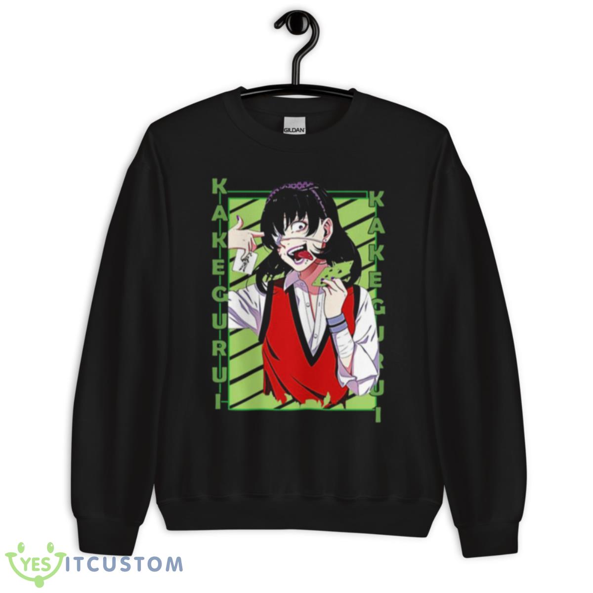 Midari Ikishima Kakegurui Kakegurui Twin Color Shirt 3 Midari Ikishima Kakegurui Kakegurui Twin Color Shirt - Unisex Crewneck Sweatshirt