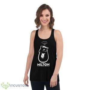 Milton The Monster Dark Background Shirt - Women's Flowy Racerback Tank