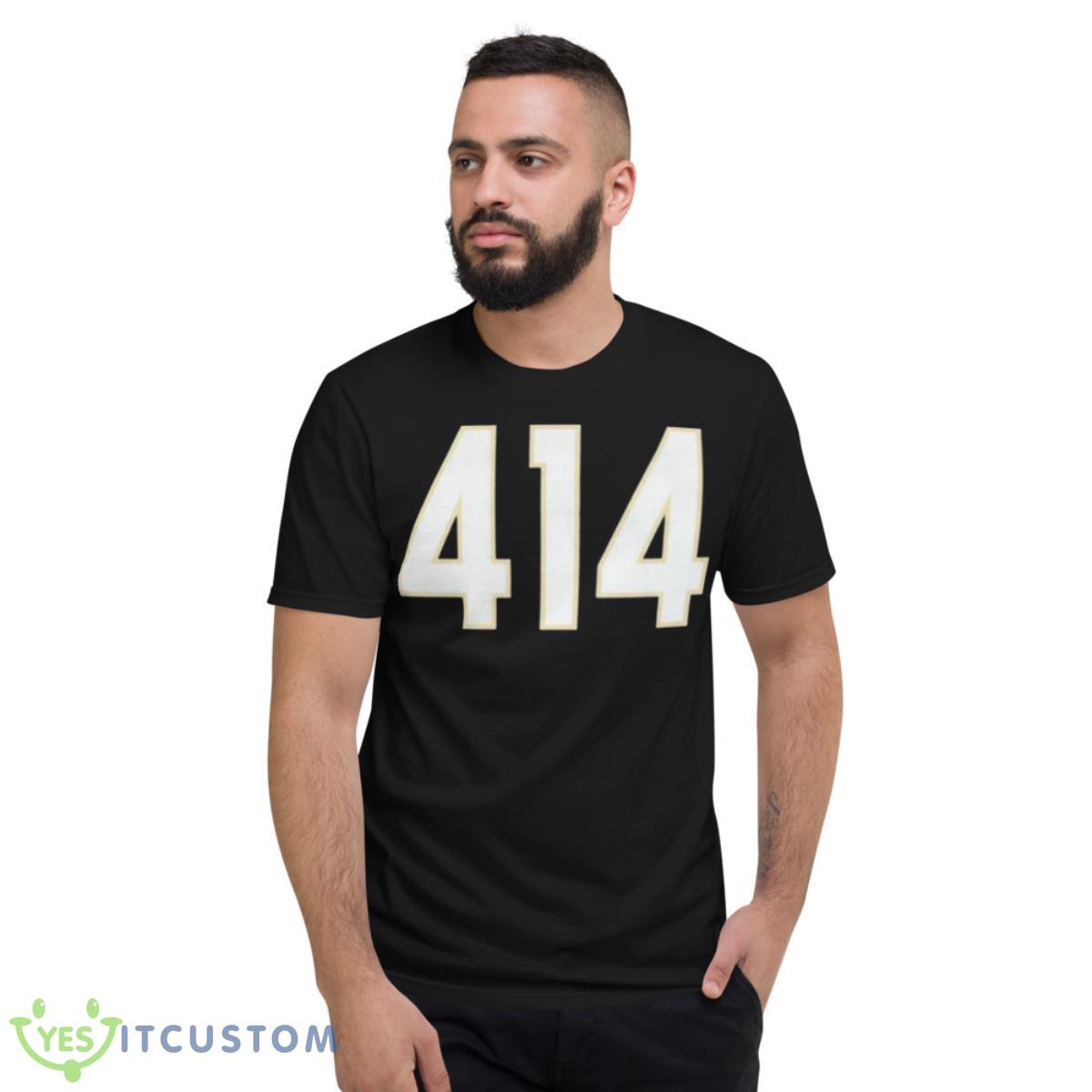 Milwaukee Bucks 414 shirt 2 Milwaukee Bucks 414 shirt - Short Sleeve T-Shirt