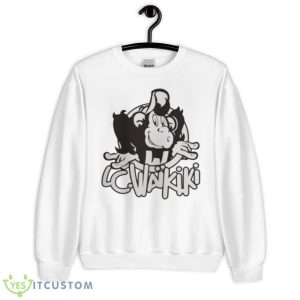 Monkey Logo Ic Waikiki Singe Shirt - Unisex Heavy Blend Crewneck Sweatshirt