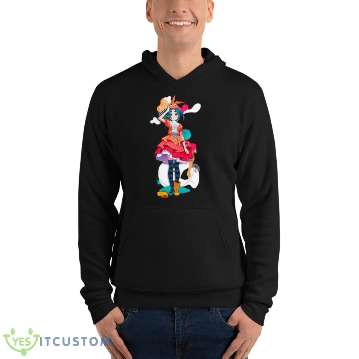 Monogatari Ononoki Elfen Lied shirt 13 Monogatari Ononoki Elfen Lied shirt - Unisex Fleece Pullover Hoodie