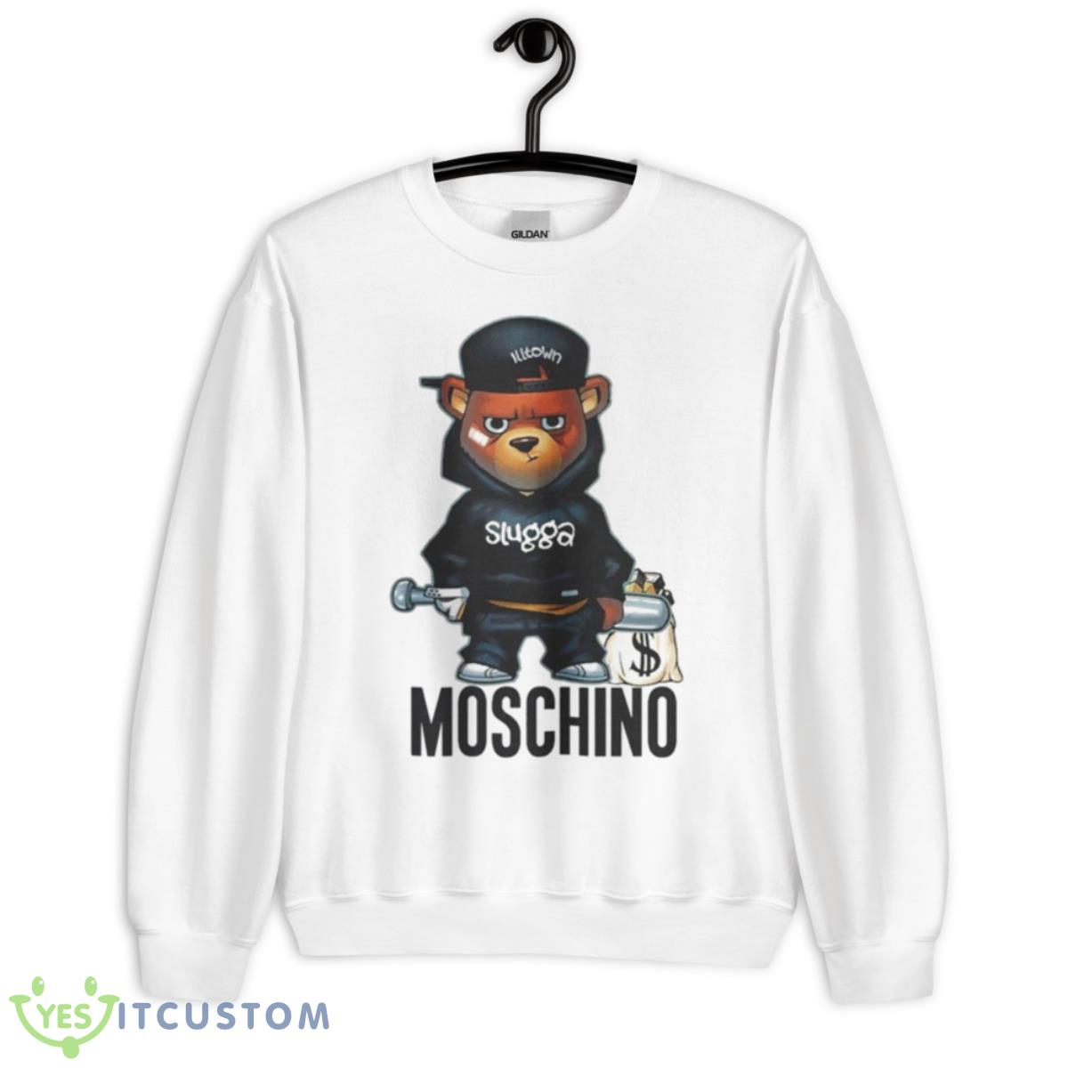 Moschino Teddy Bear Vintage Shirt 11 Moschino Teddy Bear Vintage Shirt - Unisex Heavy Blend Crewneck Sweatshirt