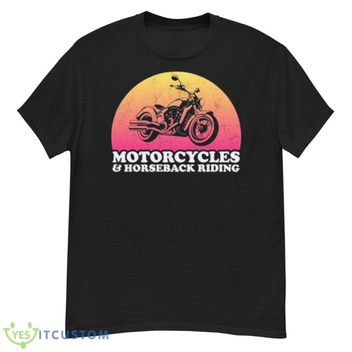 Motorcycle And Horses Motorcycles And Horseback Riding Shirt 12 Motorcycle And Horses Motorcycles And Horseback Riding Shirt - G500 Men’s Classic T-Shirt