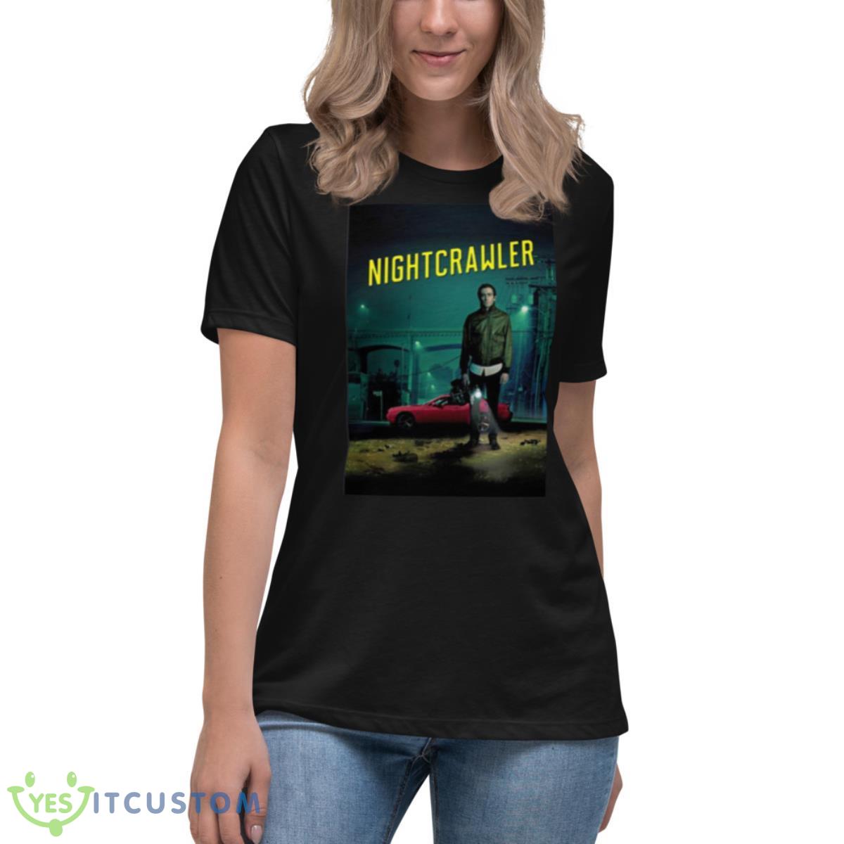 Movie Design Nightcrawler shirt 6 Movie Design Nightcrawler shirt - Women's Relaxed Short Sleeve Jersey Tee