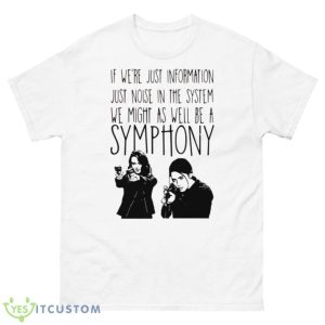Movie Root Shaw Mashup Tracing Line Infinite Person Of Interest Shirt - 500 Men’s Classic Tee Gildan