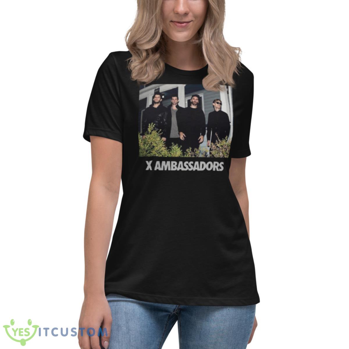 Music Band X Ambassadors Members Portrait shirt 6 Music Band X Ambassadors Members Portrait shirt - Women's Relaxed Short Sleeve Jersey Tee
