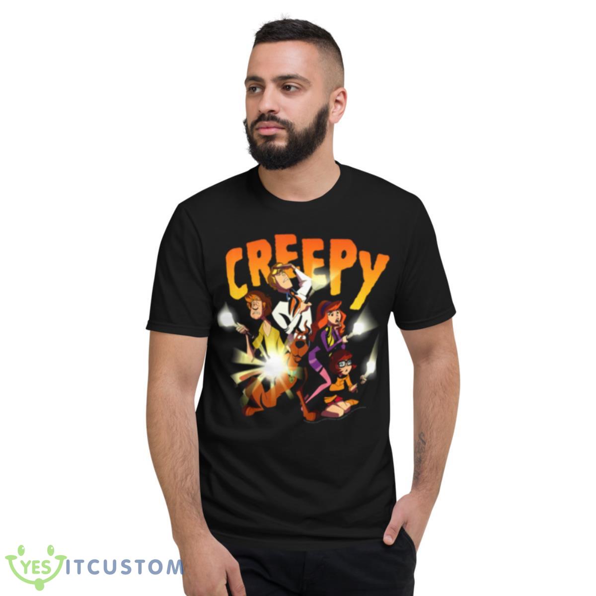 Mystery Gang Group Shot Creepy Scooby Doo shirt 2 Mystery Gang Group Shot Creepy Scooby Doo shirt - Short Sleeve T-Shirt