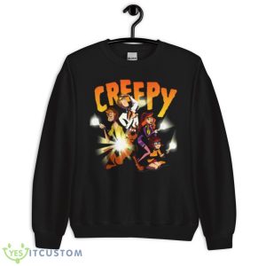 Mystery Gang Group Shot Creepy Scooby Doo shirt 8 Mystery Gang Group Shot Creepy Scooby Doo shirt - Unisex Crewneck Sweatshirt