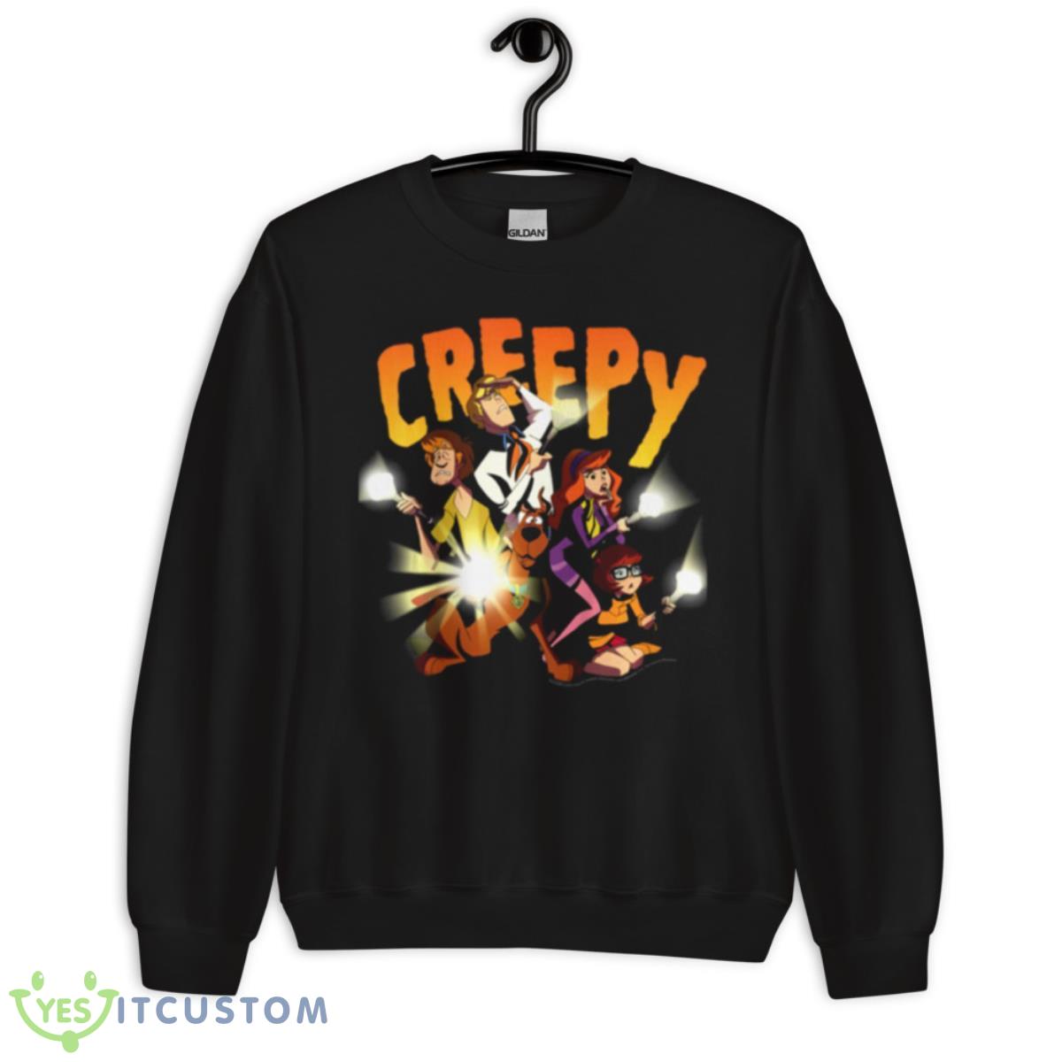 Mystery Gang Group Shot Creepy Scooby Doo shirt 13 Mystery Gang Group Shot Creepy Scooby Doo shirt - Unisex Crewneck Sweatshirt