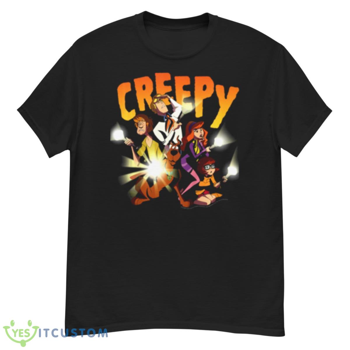 Mystery Gang Group Shot Creepy Scooby Doo shirt 12 Mystery Gang Group Shot Creepy Scooby Doo shirt - G500 Men’s Classic T-Shirt