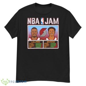 NBA Jam Portland Trail Blazers Lillard And Simons Shirt - G500 Men’s Classic T-Shirt