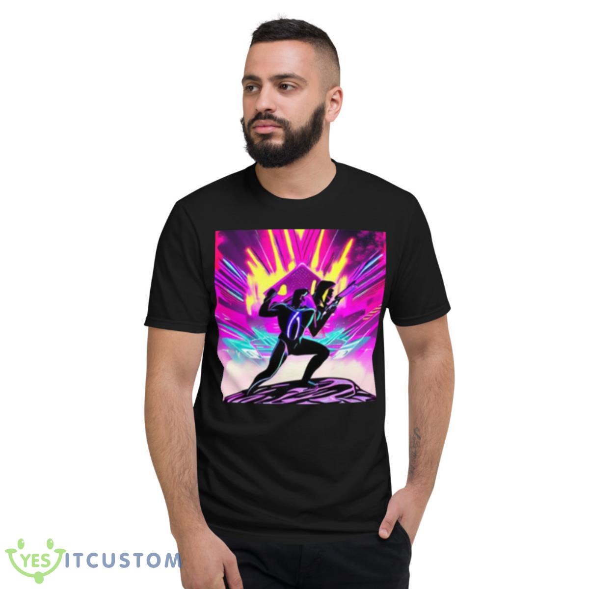 Nemesis And Samaritan Cartoon shirt 2 Nemesis And Samaritan Cartoon shirt - Short Sleeve T-Shirt