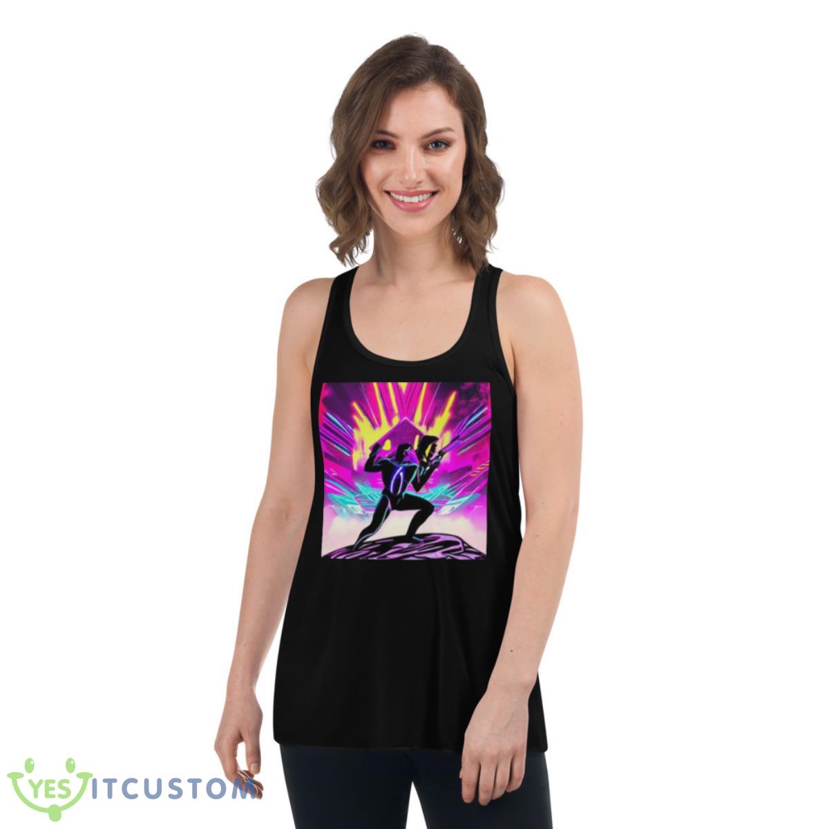 Nemesis And Samaritan Cartoon shirt 5 Nemesis And Samaritan Cartoon shirt - Women's Flowy Racerback Tank