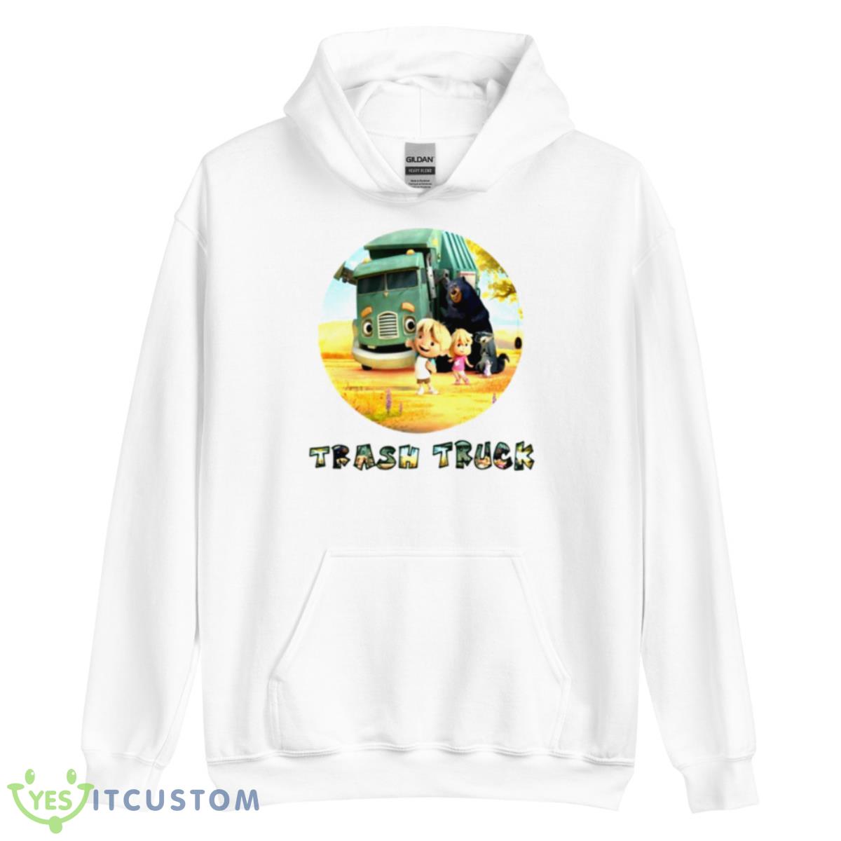 Netflix Caartoon Trash Truck Shirt 3 Netflix Caartoon Trash Truck Shirt - Unisex Heavy Blend Hooded Sweatshirt