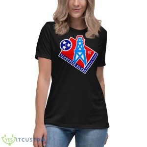New Era Tennessee Oilers Titans Pro Shirt - Women's Relaxed Short Sleeve Jersey Tee