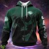 New York Jets Custom Name & Number Skull Hoodies Full Over Print Product Photo 1