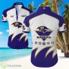 NFL Baltimore Ravens Big Logo Hawaiian Summer Beach Shirt Full Print Product Photo 1