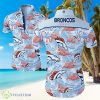 NFL Denver Broncos Logo Flamingo Hawaiian Summer Beach Shirt Full Print Product Photo 1