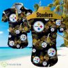 NFL Pittsburgh Steelers Logo Dark Shirt Hawaiian Summer Beach Shirt Full Print Product Photo 1