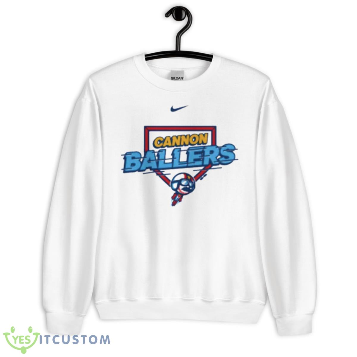 Nike kannapolis cannon ballers logo 2023 shirt 2 Nike kannapolis cannon ballers logo 2023 shirt - Unisex Heavy Blend Crewneck Sweatshirt