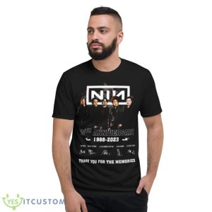 Nine Inch Nails 55th Anniversary Thank You For The Memories Signatures Shirt - Short Sleeve T-Shirt