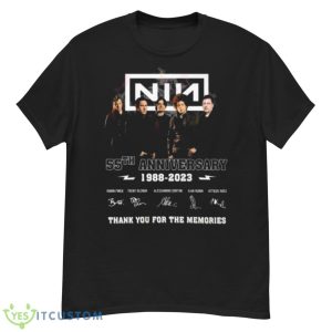 Nine Inch Nails 55th Anniversary Thank You For The Memories Signatures Shirt - G500 Men’s Classic T-Shirt