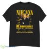 Nirvana 36th Anniversary 1987 2023 Thank You For The Memories Signatures Shirt - G500 Men’s Classic T-Shirt