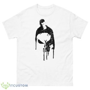 Nisher Marvel Black Art Punsiher Frank Castle shirt - 500 Men’s Classic Tee Gildan