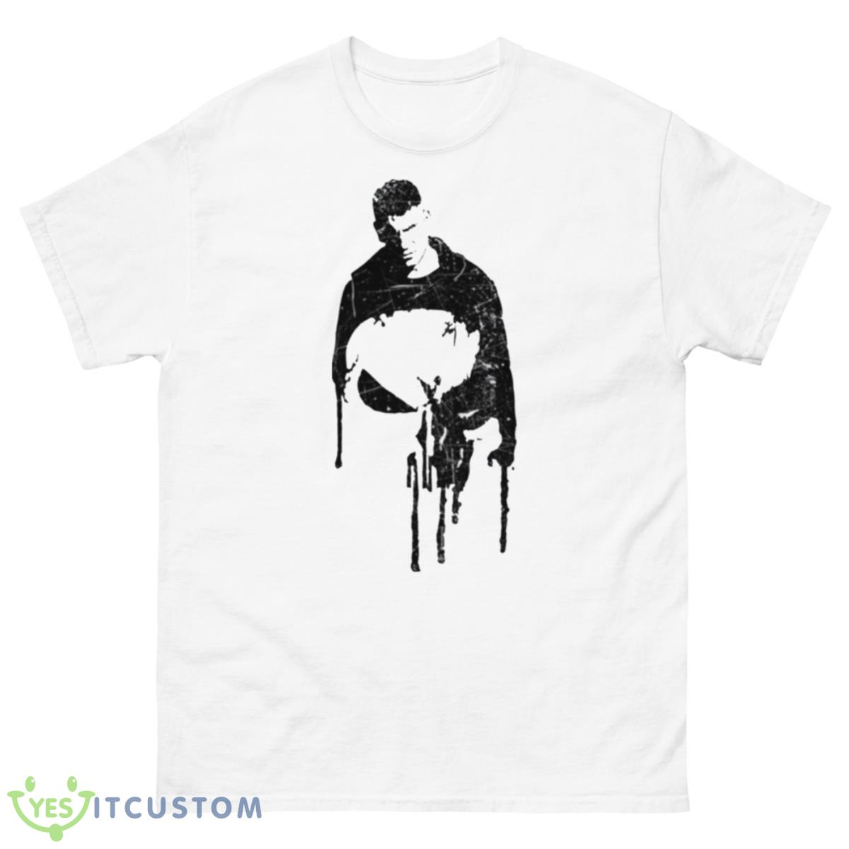 Nisher Marvel Black Art Punsiher Frank Castle shirt 10 Nisher Marvel Black Art Punsiher Frank Castle shirt - 500 Men’s Classic Tee Gildan