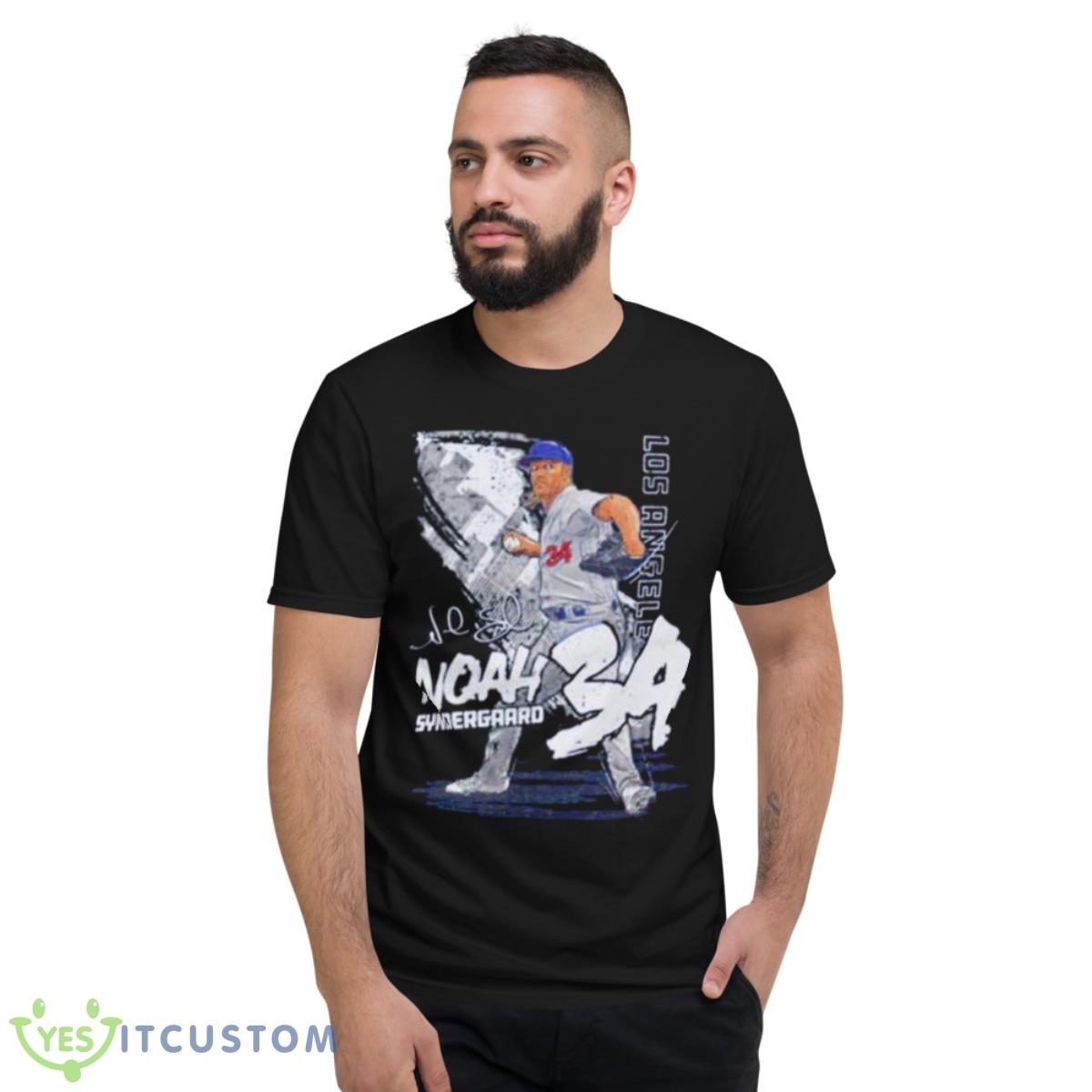 Noah Syndergaard Los Angeles Dodgers State Shirt 13 Noah Syndergaard Los Angeles Dodgers State Shirt - Short Sleeve T-Shirt