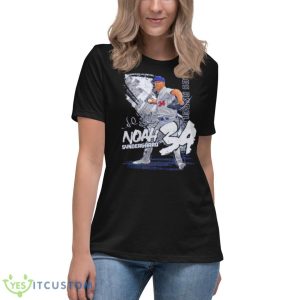 Noah Syndergaard Los Angeles Dodgers State Shirt 11 Noah Syndergaard Los Angeles Dodgers State Shirt - Women's Relaxed Short Sleeve Jersey Tee