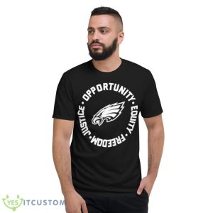 Opportunity Equity Freedom Justice Philadelphia Football Shirt 7 Opportunity Equity Freedom Justice Philadelphia Football Shirt - Short Sleeve T-Shirt