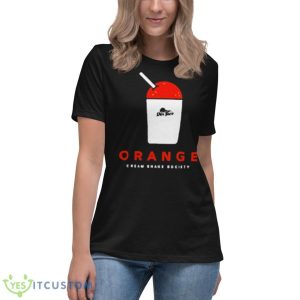 orange cream shake society T shirt - Women's Relaxed Short Sleeve Jersey Tee