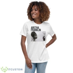 Original Vintage Aretha Franklin Graphic shirt 9 Original Vintage Aretha Franklin Graphic shirt - Women's Relaxed Short Sleeve Jersey Tee