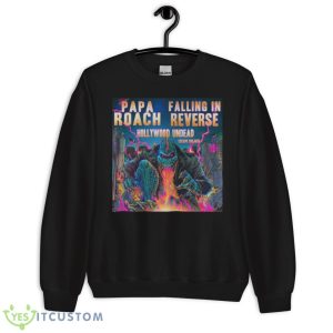 Papa Roach Rockzilla Tour 2023 Hollywood Undead shirt - Unisex Crewneck Sweatshirt