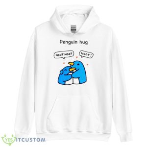 Penguin hug noot noot nooShirt 7 Penguin hug noot noot nooShirt - Unisex Heavy Blend Hooded Sweatshirt