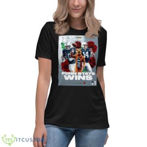 Penn State Wins 35 21 Utes Utah 2023 Rose Bowl champions final score shirt - Women's Relaxed Short Sleeve Jersey Tee