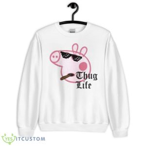 Peppa Pig Thug Life Shirt - Unisex Heavy Blend Crewneck Sweatshirt