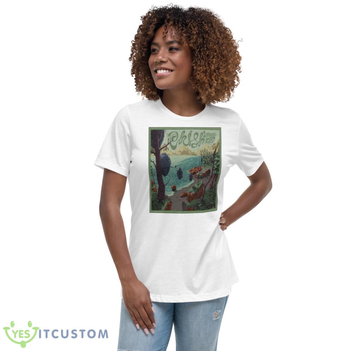 Phish Spring Tour 2023 Poster shirt 5 Phish Spring Tour 2023 Poster shirt - Women's Relaxed Short Sleeve Jersey Tee