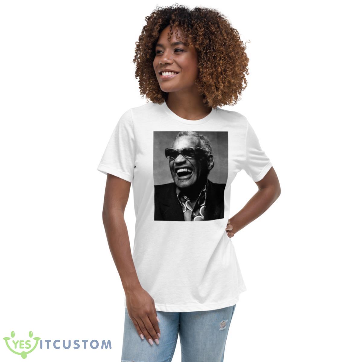 Photo Of Ray´s Ray Charles shirt 5 Photo Of Ray´s Ray Charles shirt - Women's Relaxed Short Sleeve Jersey Tee