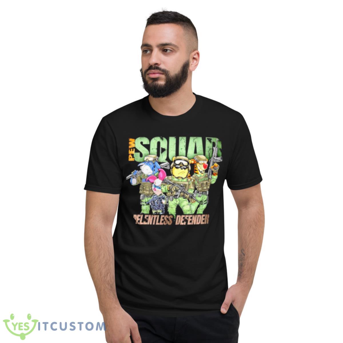 Pooh Winnie Pew Squad relentless defender shirt 2 Pooh Winnie Pew Squad relentless defender shirt - Short Sleeve T-Shirt