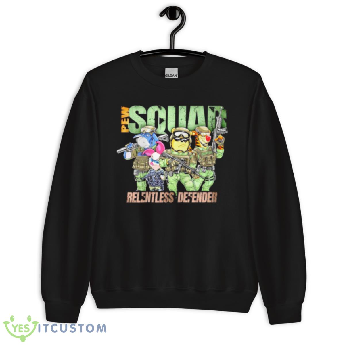 Pooh Winnie Pew Squad relentless defender shirt 13 Pooh Winnie Pew Squad relentless defender shirt - Unisex Crewneck Sweatshirt