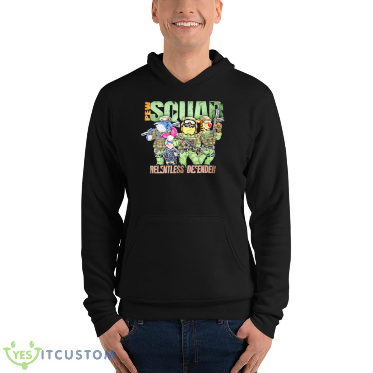 Pooh Winnie Pew Squad relentless defender shirt 4 Pooh Winnie Pew Squad relentless defender shirt - Unisex Fleece Pullover Hoodie