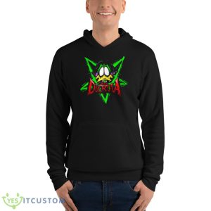 Possessed Count Duckula Cartoon Shirt - Unisex Fleece Pullover Hoodie